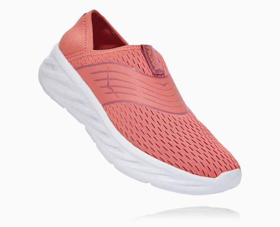 Hoka One One Ora Recovery Sandaler Dam - Orange/Vita - LYPAO-3027